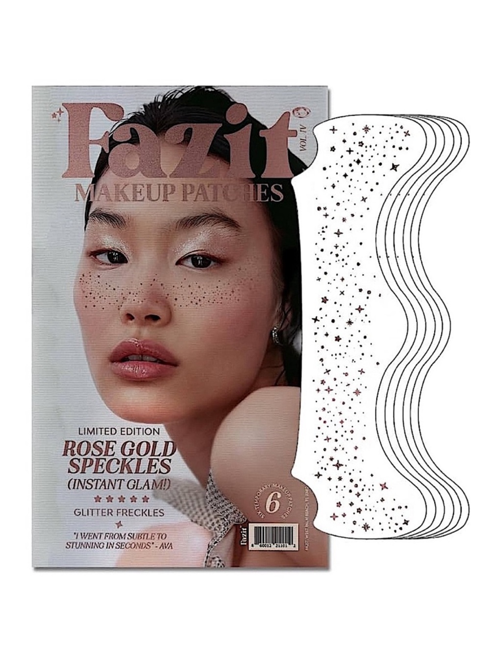 Fazit Makeup Patches Limited Edition Rose Gold Stardust Speckles Makeup Patches